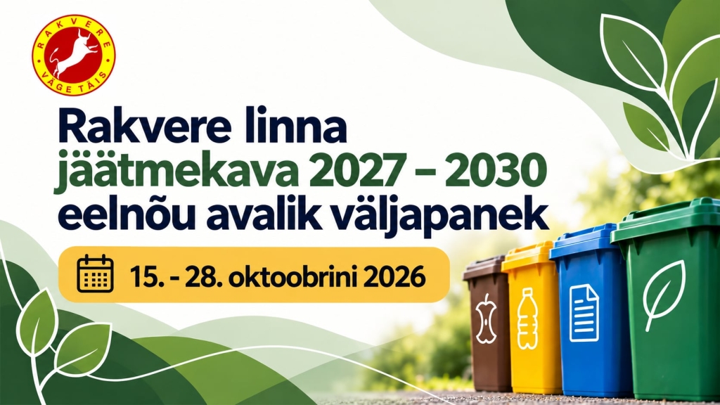 Rakvere linna jäätmekava avalik väljapanek